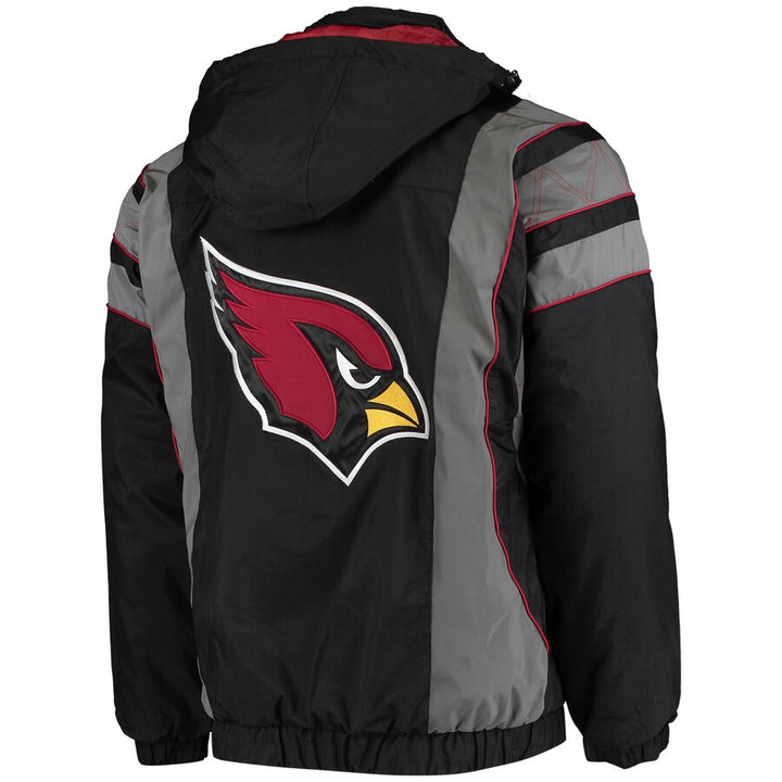 NFL team jacket with reflective stripe and logo

