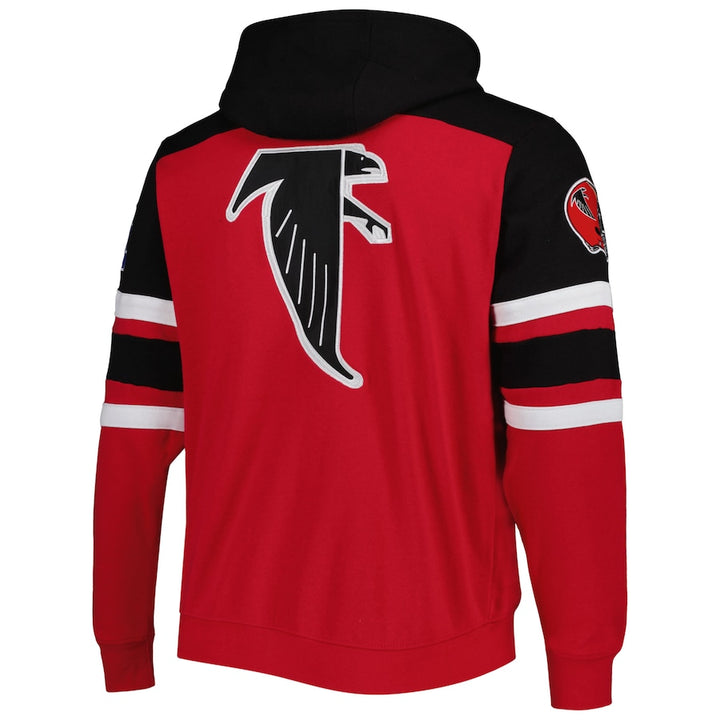 Falcons jacket with full front zip and ribbed cuffs

