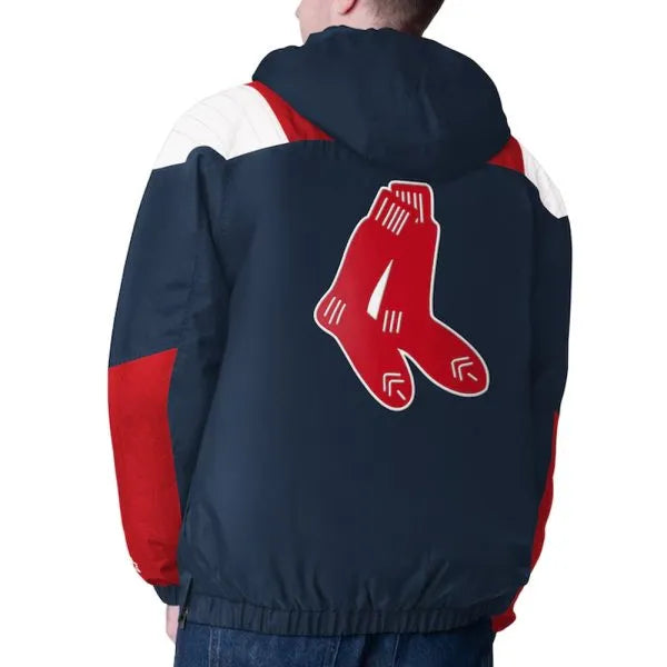 Boston Red Sox Hooded Charger Jacket in American Style