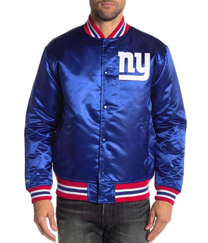New York Giants satin jacket for men and women in USA