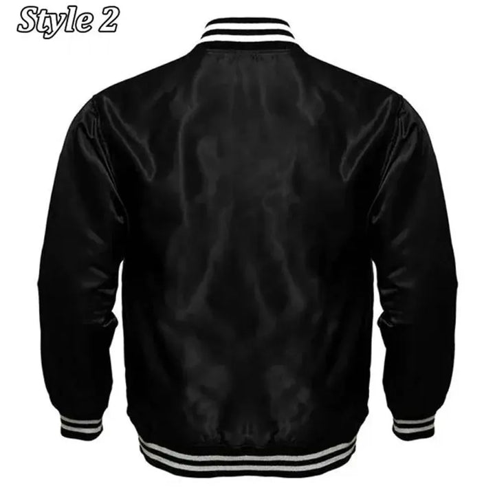 Ribbed collar and cuffs NY Jets jacket black

