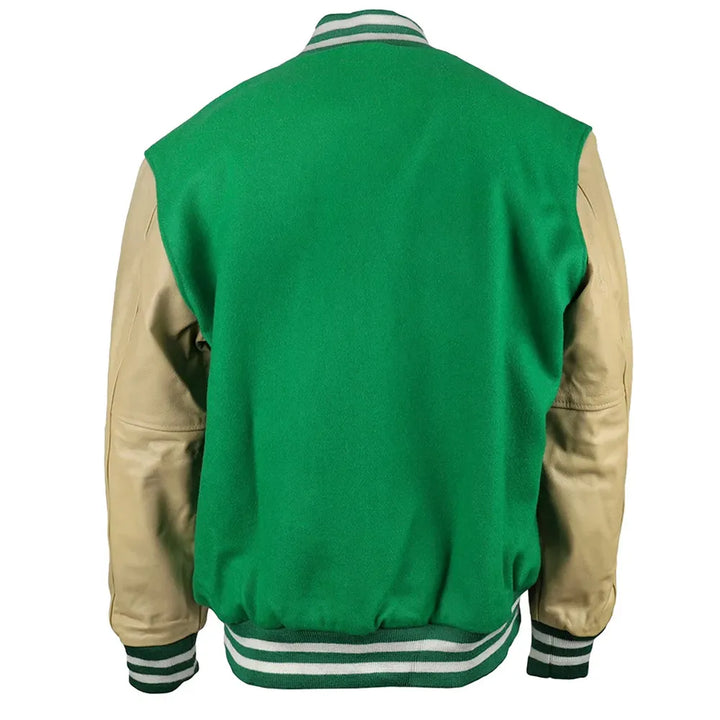 Unisex NY Jets wool and leather jacket

