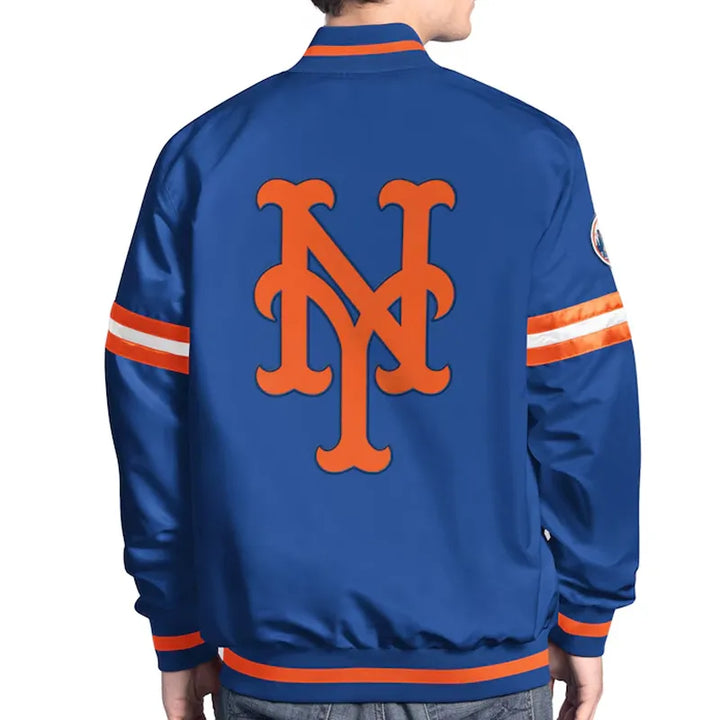 New York Mets baseball team varsity jacket


