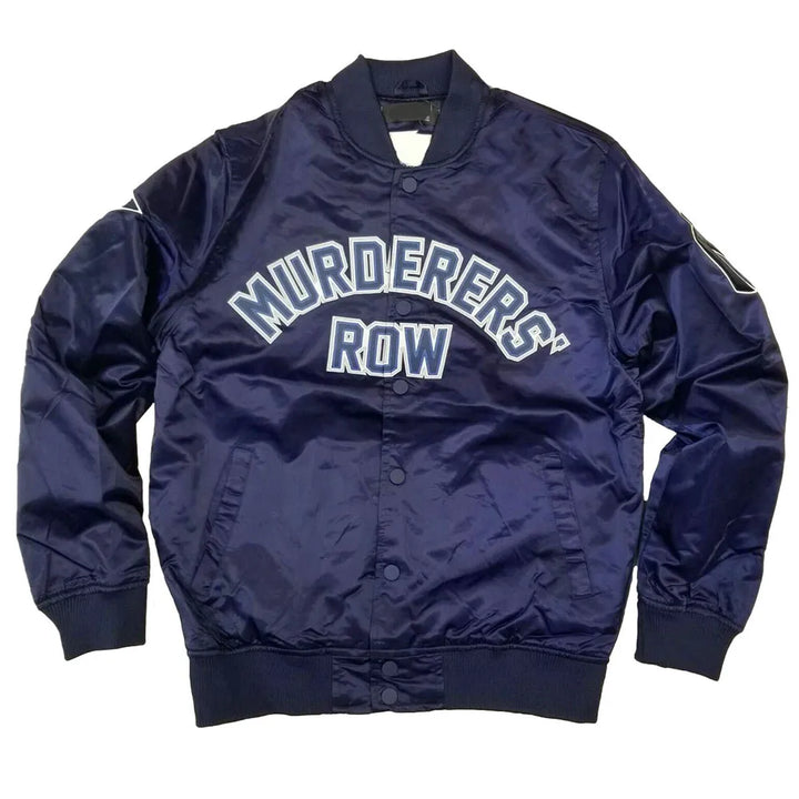 Limited Edition New York Yankees Murderers Row Satin Jacket in France style