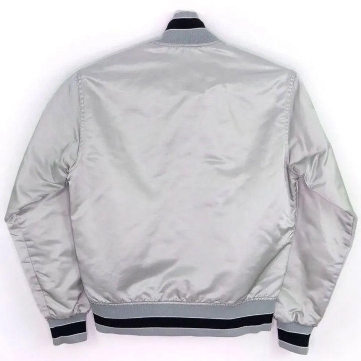 Starter Raiders LA Bomber Jacket Black/Silver
