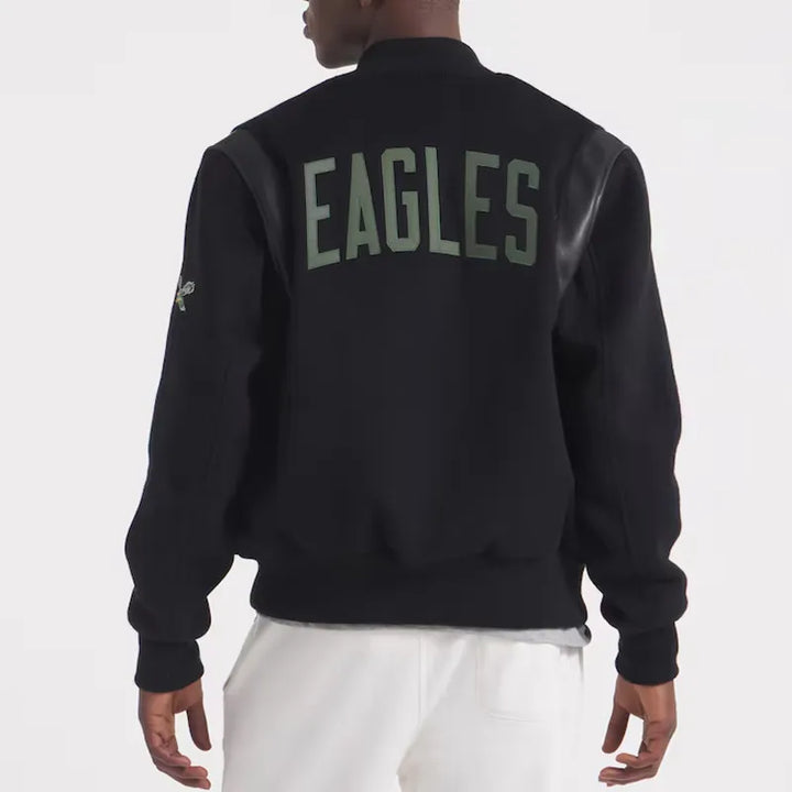 Unisex Philadelphia Eagles wool varsity jacket in American Style
