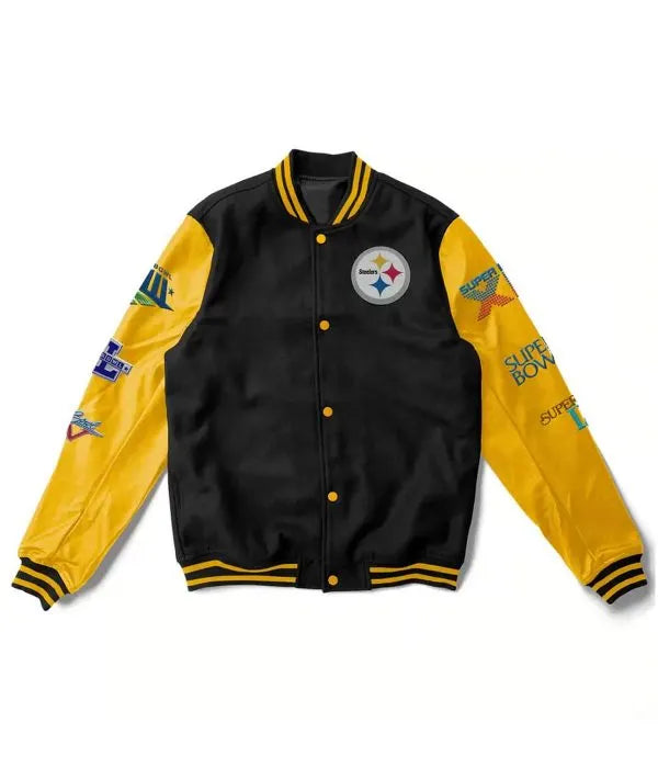 Pittsburgh Steelers 6X Super Bowl varsity jacket

