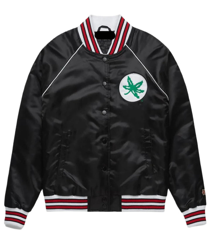 Stylish Ohio State Buckeyes Satin Jacket for Fans in United state Market