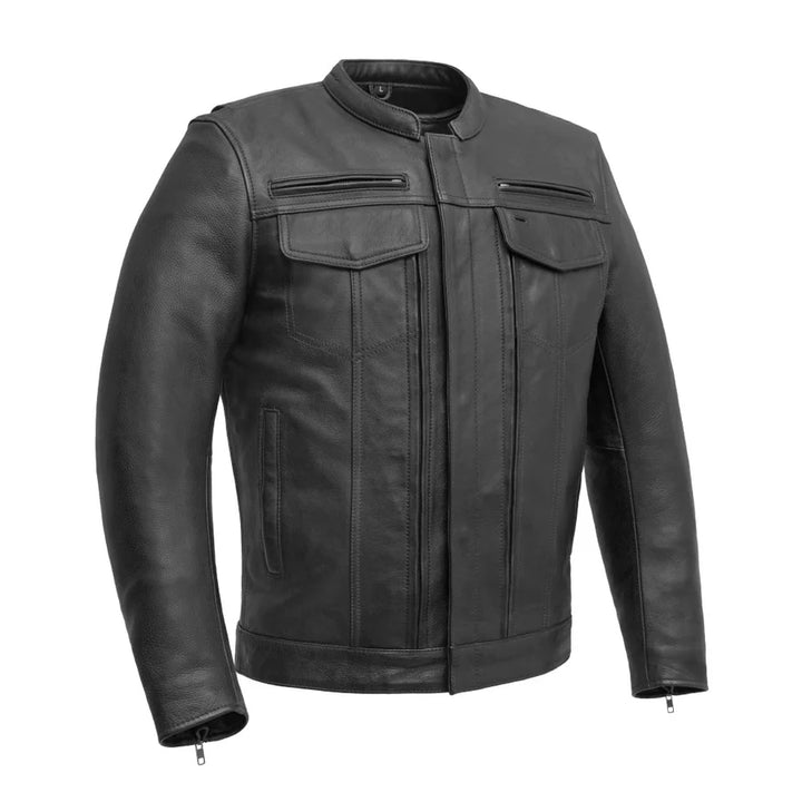 Decent Raider Men's Motorcycle Leather Jacket in USA