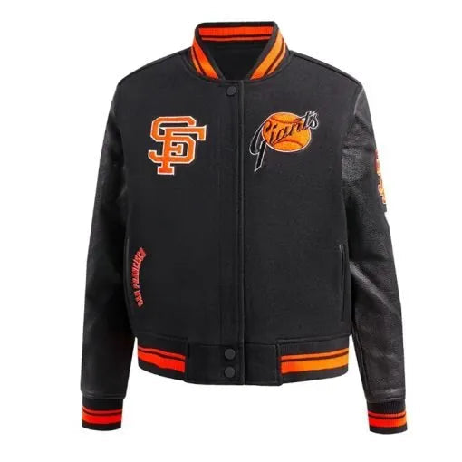 Retro Classic Rib San Francisco Giants Varsity Jacket in USA