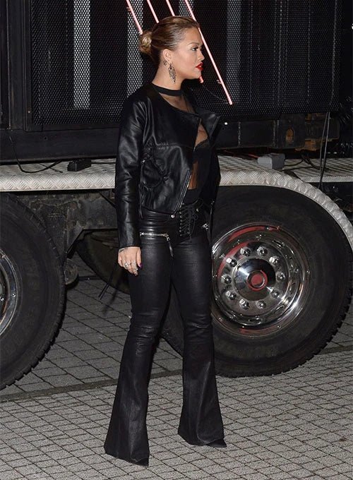 RITA ORA LEATHER JACKET