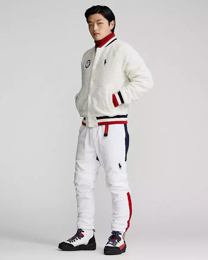 High-Quality Men's Reversible Sherpa Jacket with Team USA Branding in United State Market