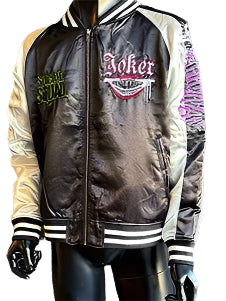 DC Comics Joker retro style jacket with vibrant graphics in USA