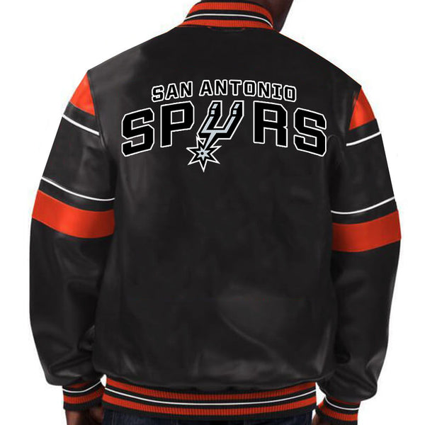 NBA San Antonio Spurs Leather Jacket For Men and Women