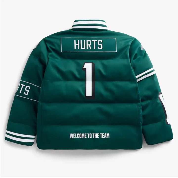 Today Show Eagles green puffer jacket in USA
