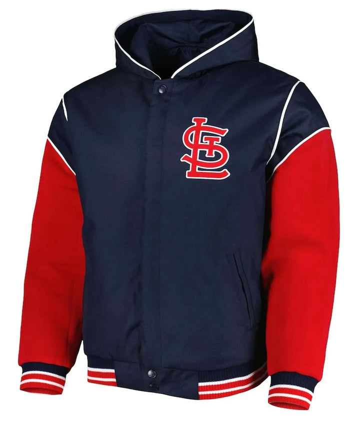 St. Louis Cardinals navy red hoodie jacket in USA