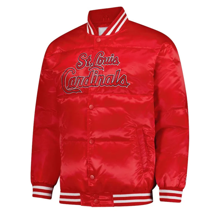 cardinals team puffer jacket for winter

