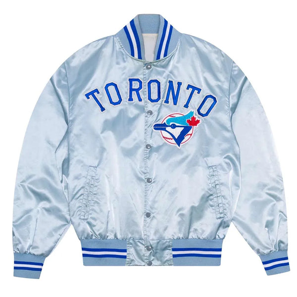 MLB Toronto Blue Jays Satin Jacket Men and Women