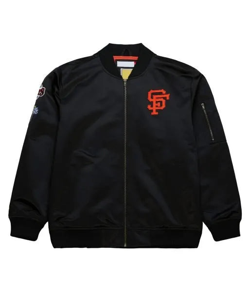 San Francisco Giants vintage satin bomber jacket in USA