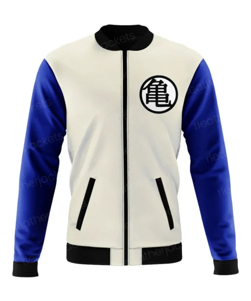 Goku white bomber jacket inspired by Dragon Ball Z in USA