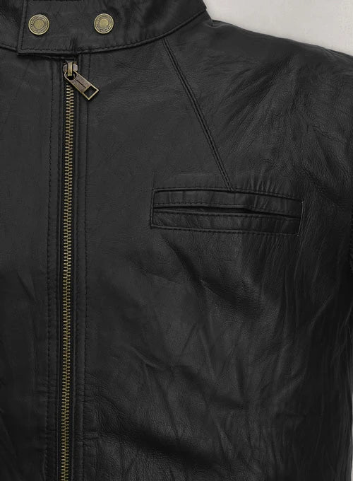 Elegant replica leather jacket worn by Zac Efron in 17 Again, made from 100% pure Napa leather.