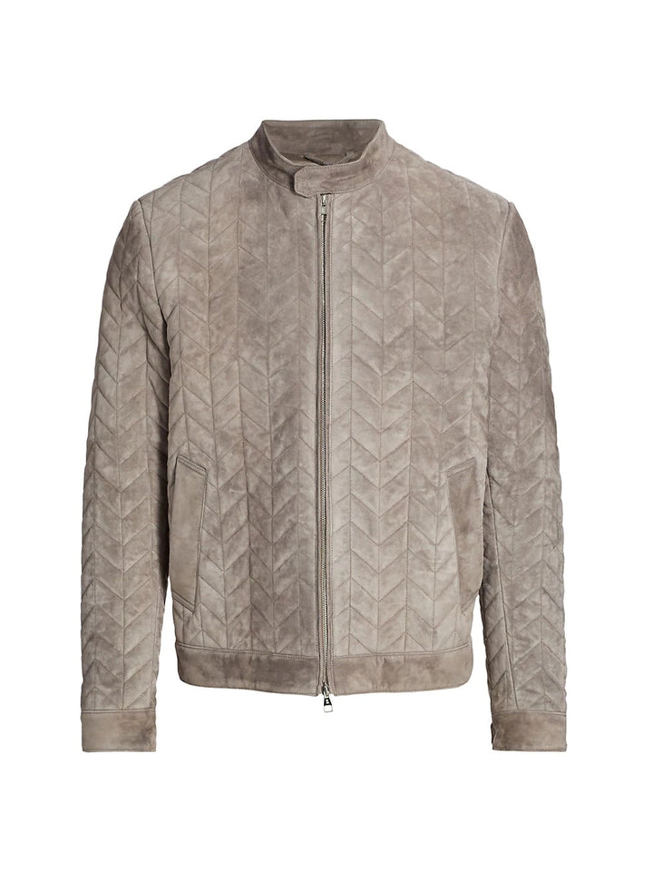 Classic biker jacket with padding for extra comfort
