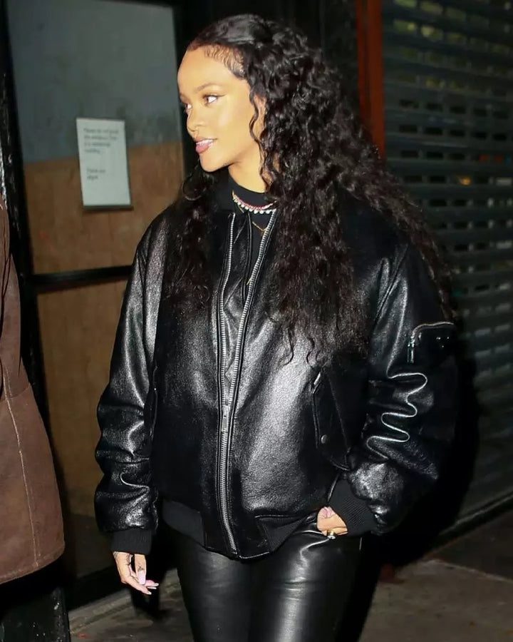 Rihanna Leather Jacket