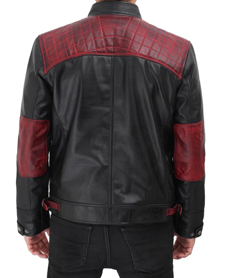 Cow leather jacket for men in USA