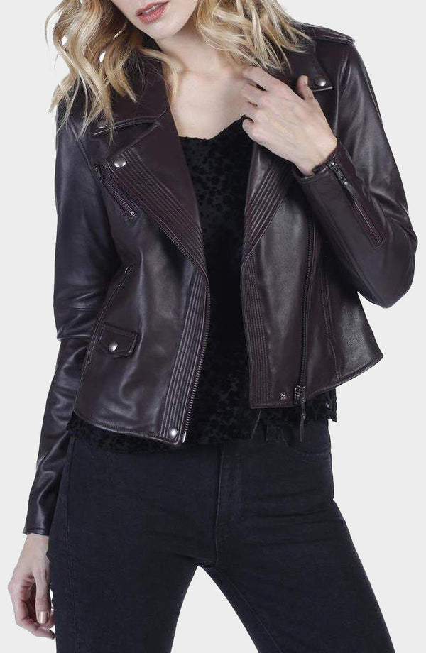 Moto GP Biker Leather Jacket for Women