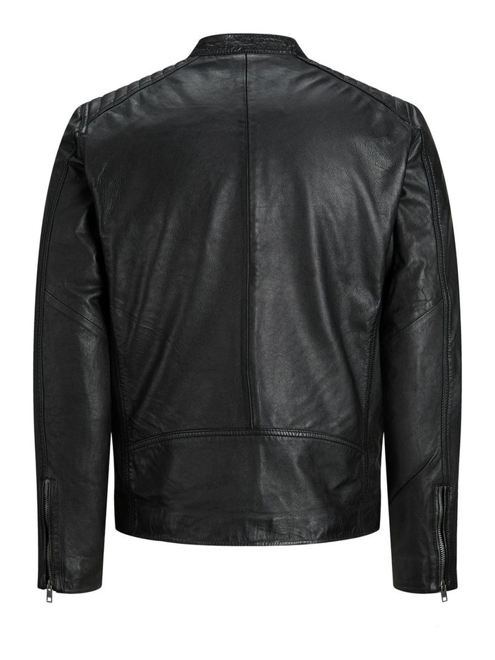 Men's bomber style leather jacket for men in usa