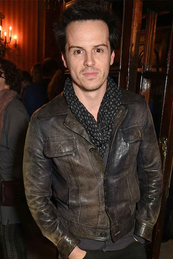 Andrew Scott Premium Leather Jacket - Exquisite Craftsmanship in United state market