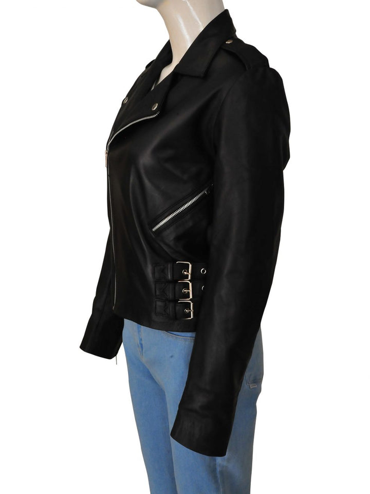 Kim Kardashian  Leather Jacket 