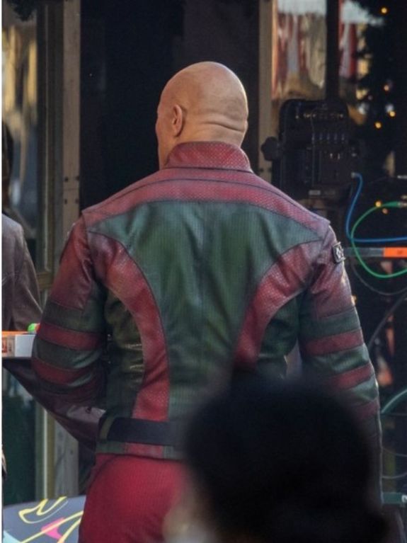 Classic Movie Jacket Worn by Dwayne Johnson in American style