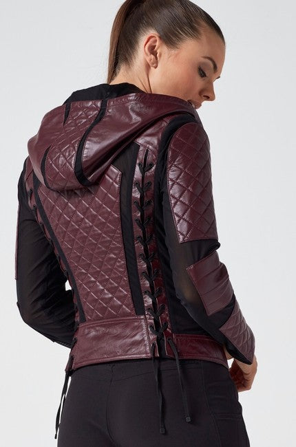Real lamp skin leather for women in USA