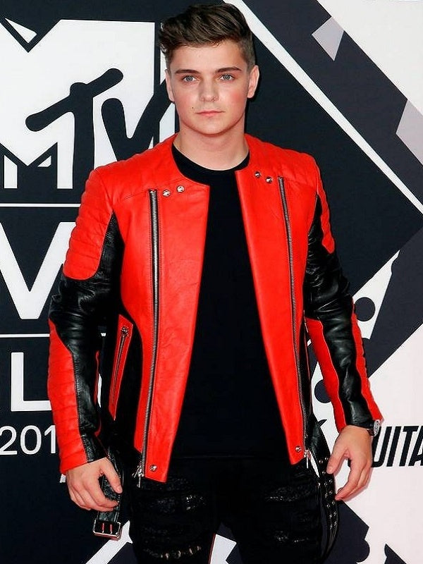 MARTIN GARRIX MTV EUROPEAN MUSIC AWARDS LEDERJACKE | HERREN CELEBRITY JACKE VOM JACKENVERKÄUFER