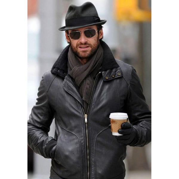 Stylish Hero Black Leather Jacket for Men in USA