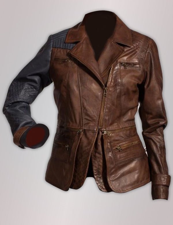 Vintage Kuhlederjacke von TJS