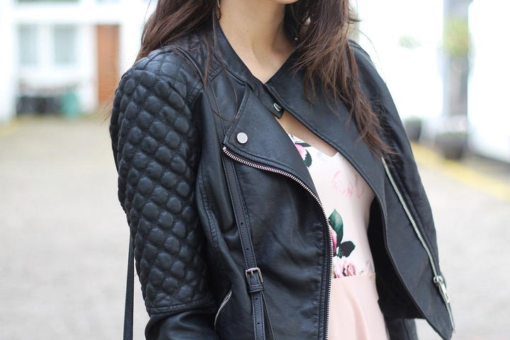 Ariana Grande Black Leather Jacket - Celebrity Jacket