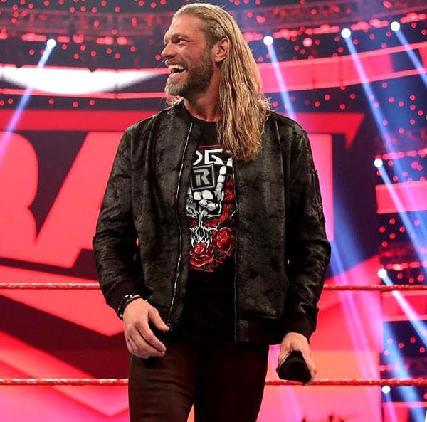 WWE Edge Returns Monday Night RAW 2022 Stylish Leather Jacket in USA