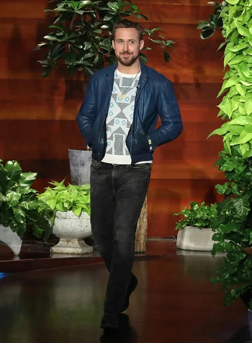 RYAN GOSLING LEDERJACKE | HERREN CELEBRITY LEDERJACKE | ECHTE LEDERJACKE